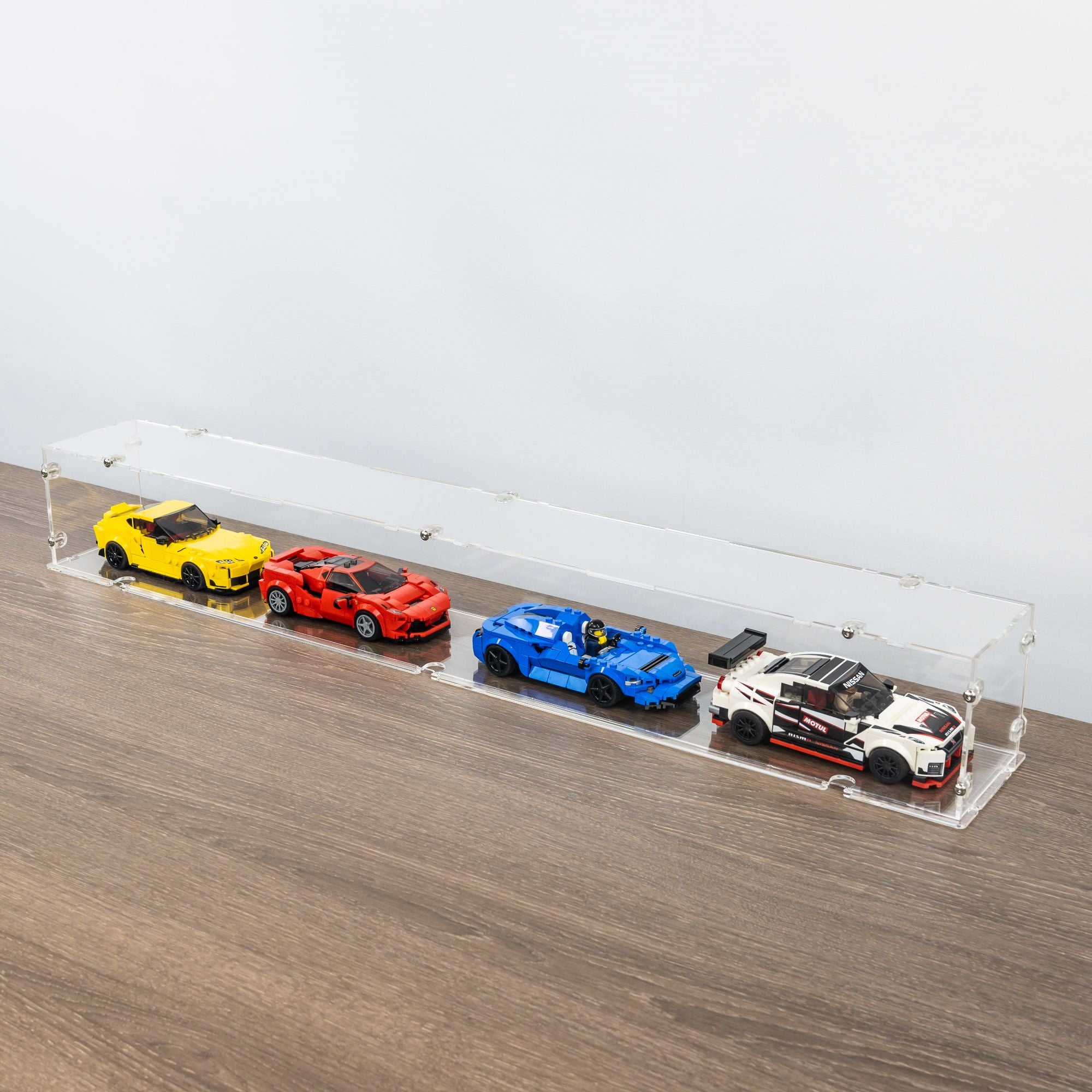 4x LEGO Speed Champions Display Case