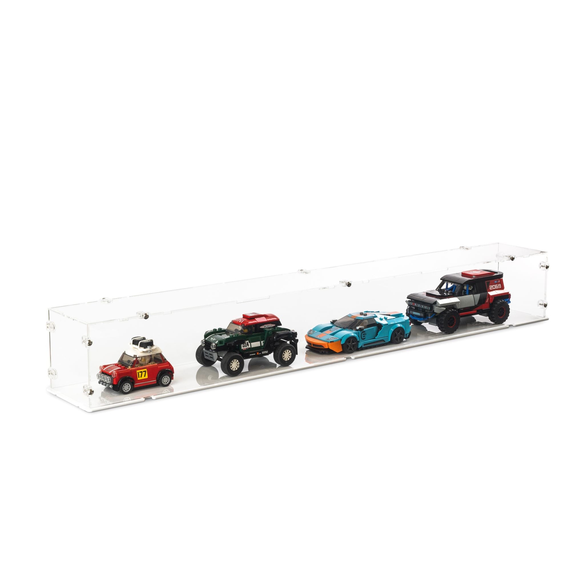 4x LEGO Speed Champions Display Case