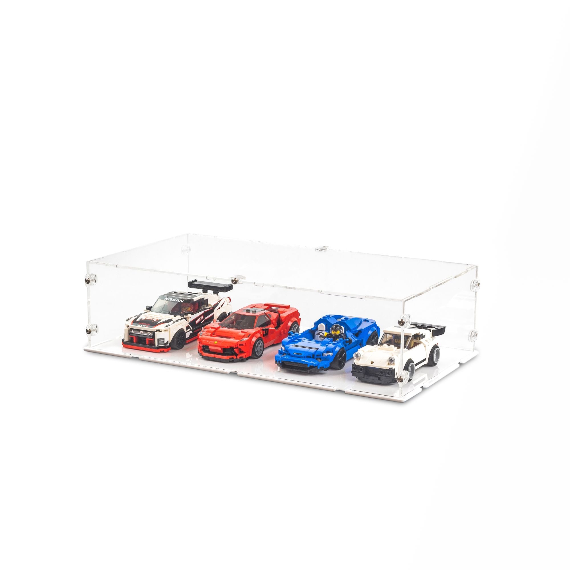 4x LEGO Speed Champions XL Display Case