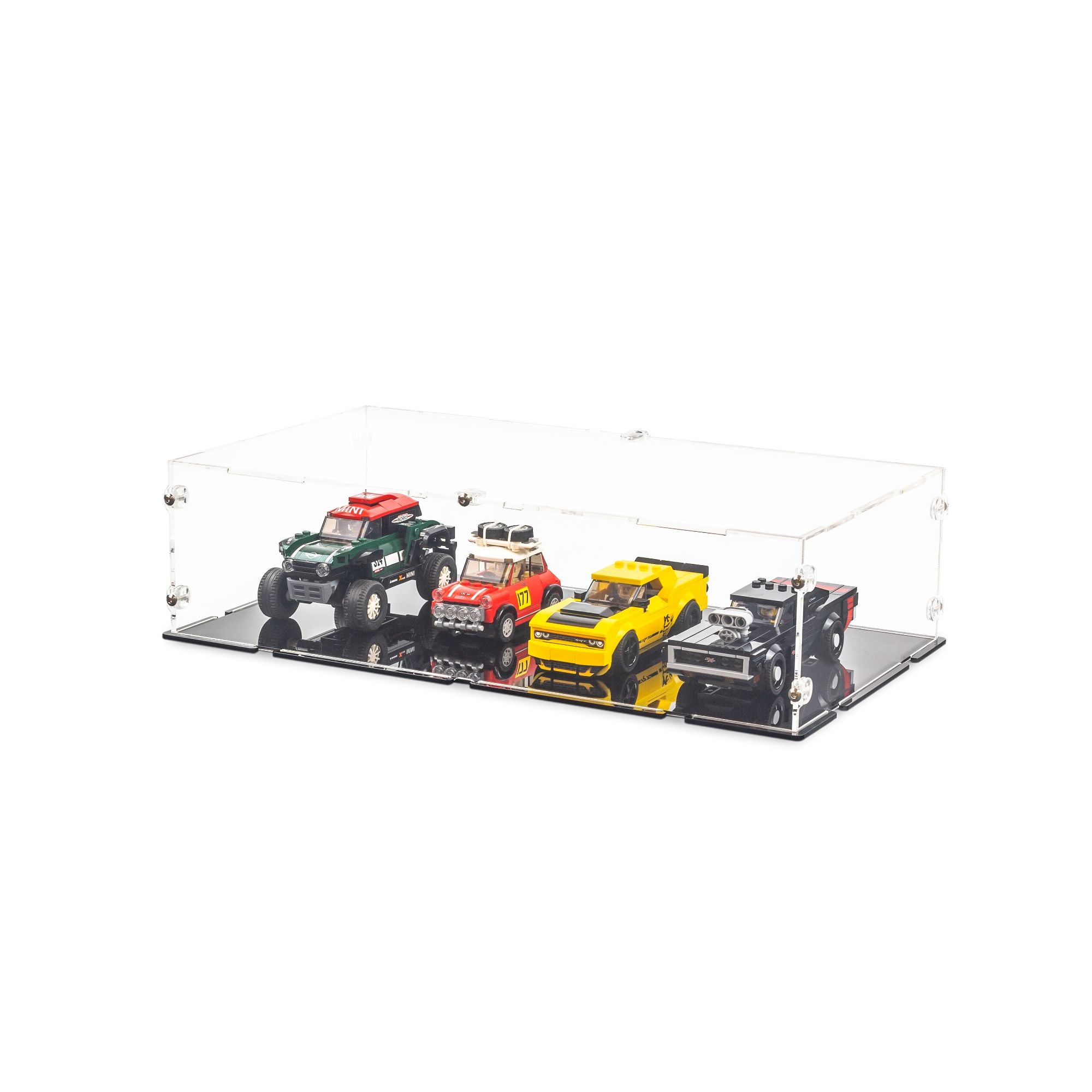4x LEGO Speed Champions XL Display Case
