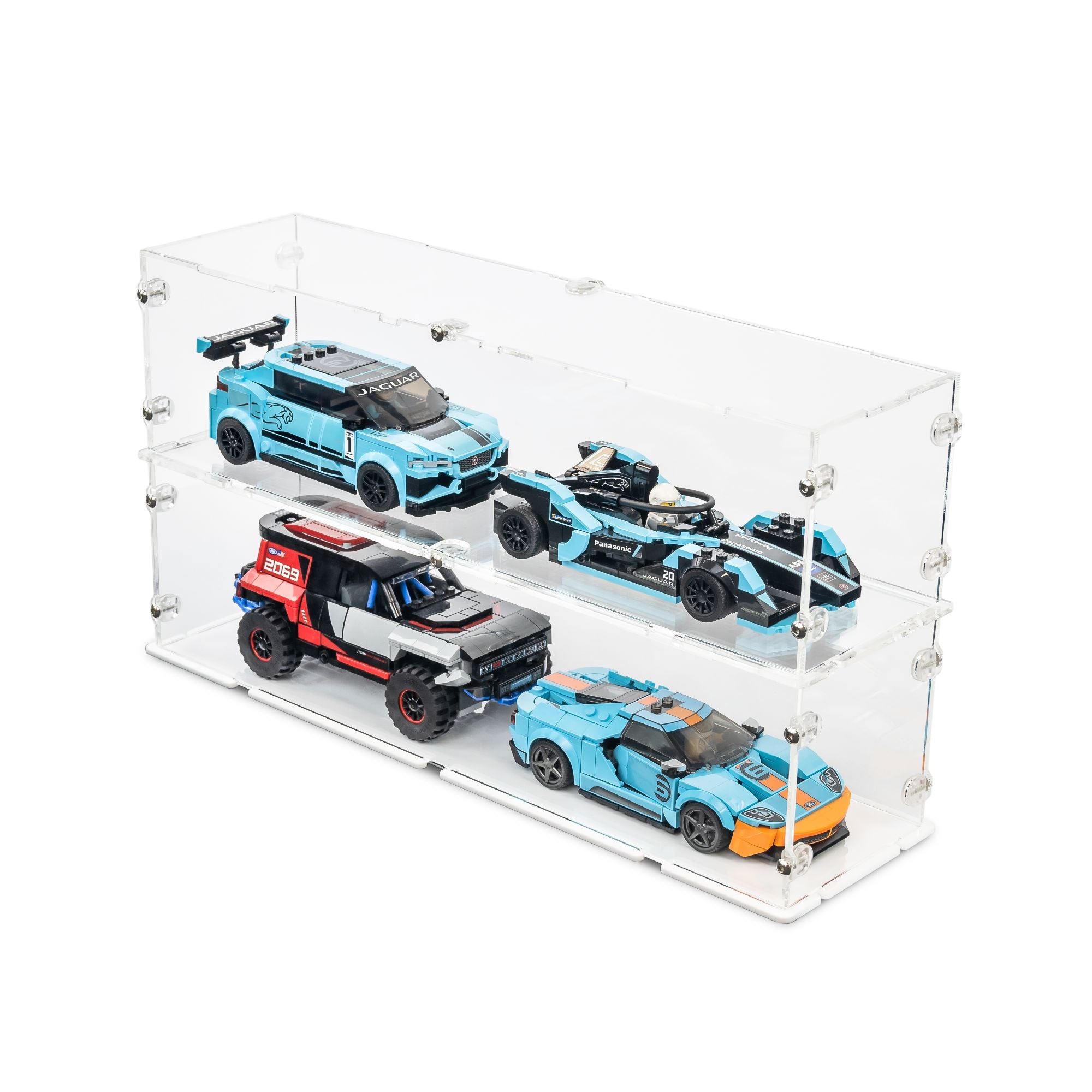 2x LEGO Speed Champions Display Case