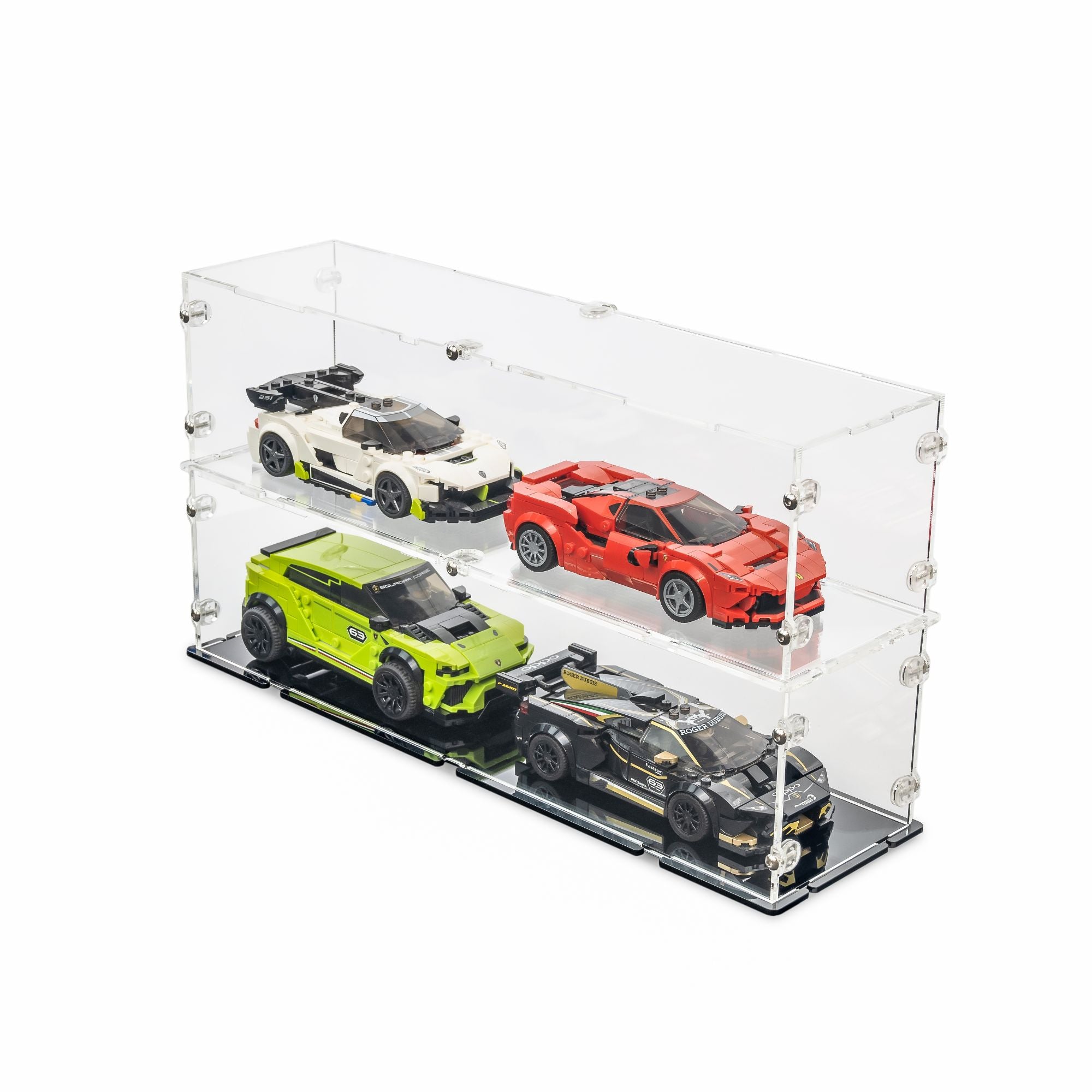 2x LEGO Speed Champions Display Case