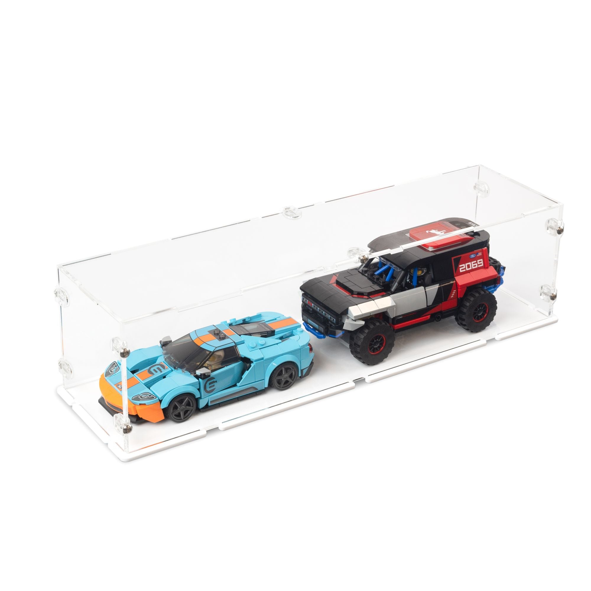 2x LEGO Speed Champions Display Case
