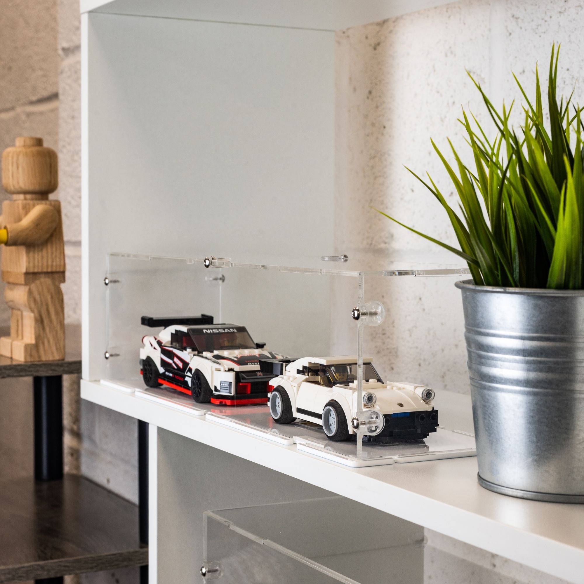 2x LEGO Speed Champions Display Case