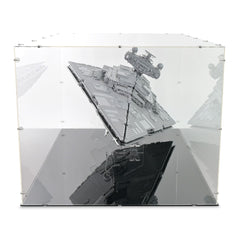 UCS Imperial Star Destroyer (Vertical) Display Case & Stand for LEGO 75252