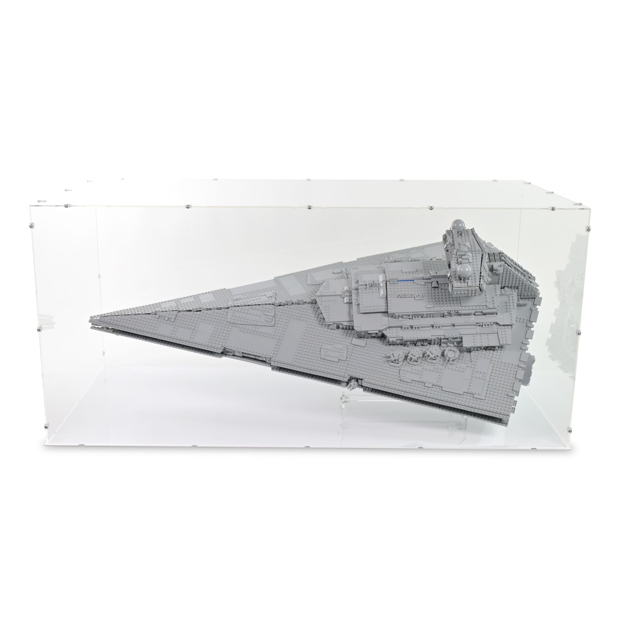 UCS Imperial Star Destroyer (Vertical) Display Case & Stand for LEGO 75252