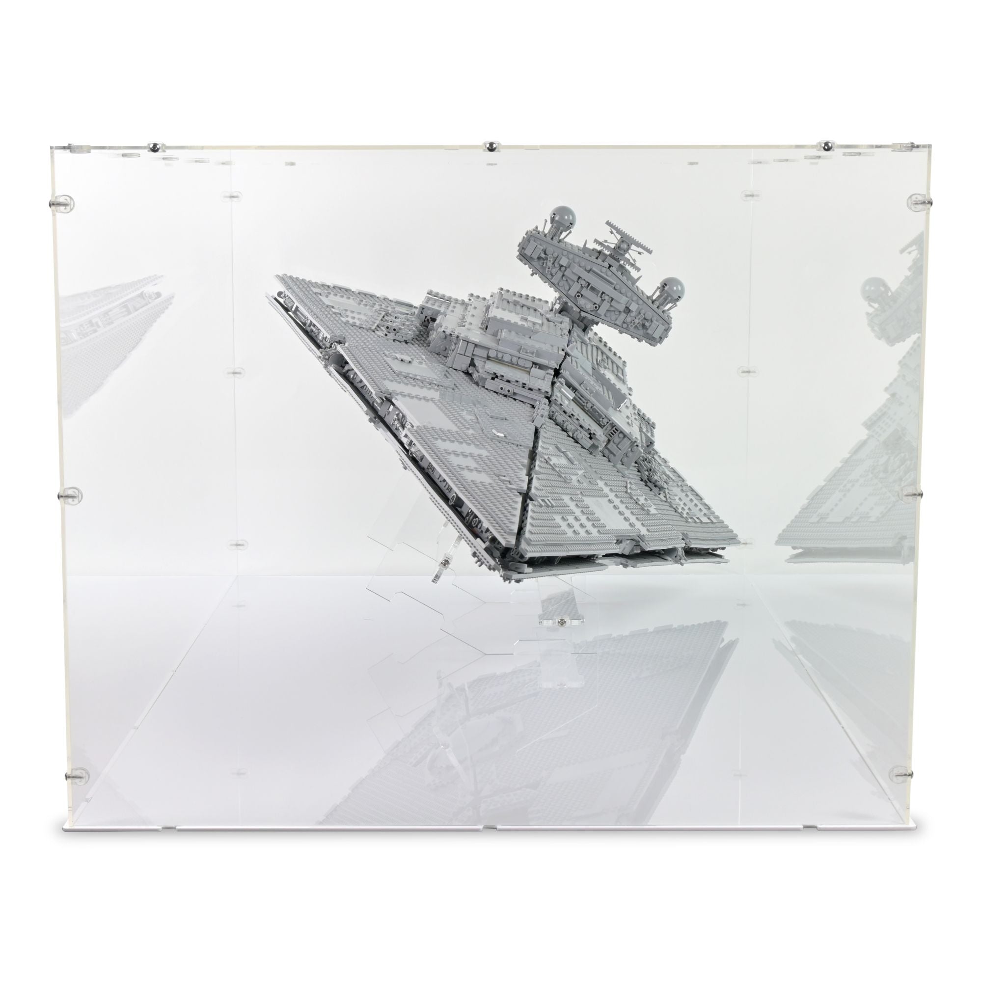 UCS Imperial Star Destroyer (Vertical) Display Case & Stand for LEGO 75252