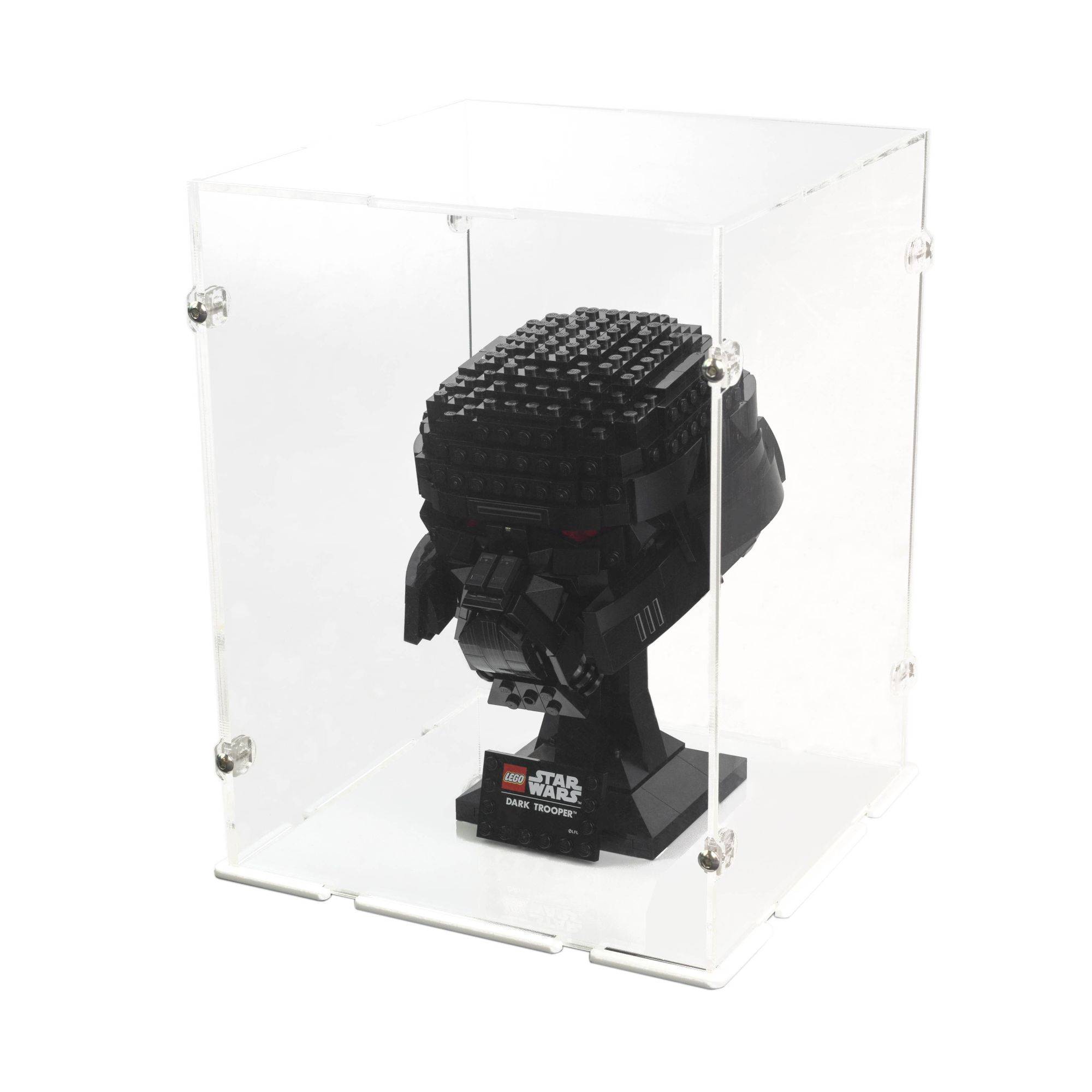 Dark Trooper Helmet Display Case for LEGO 75343