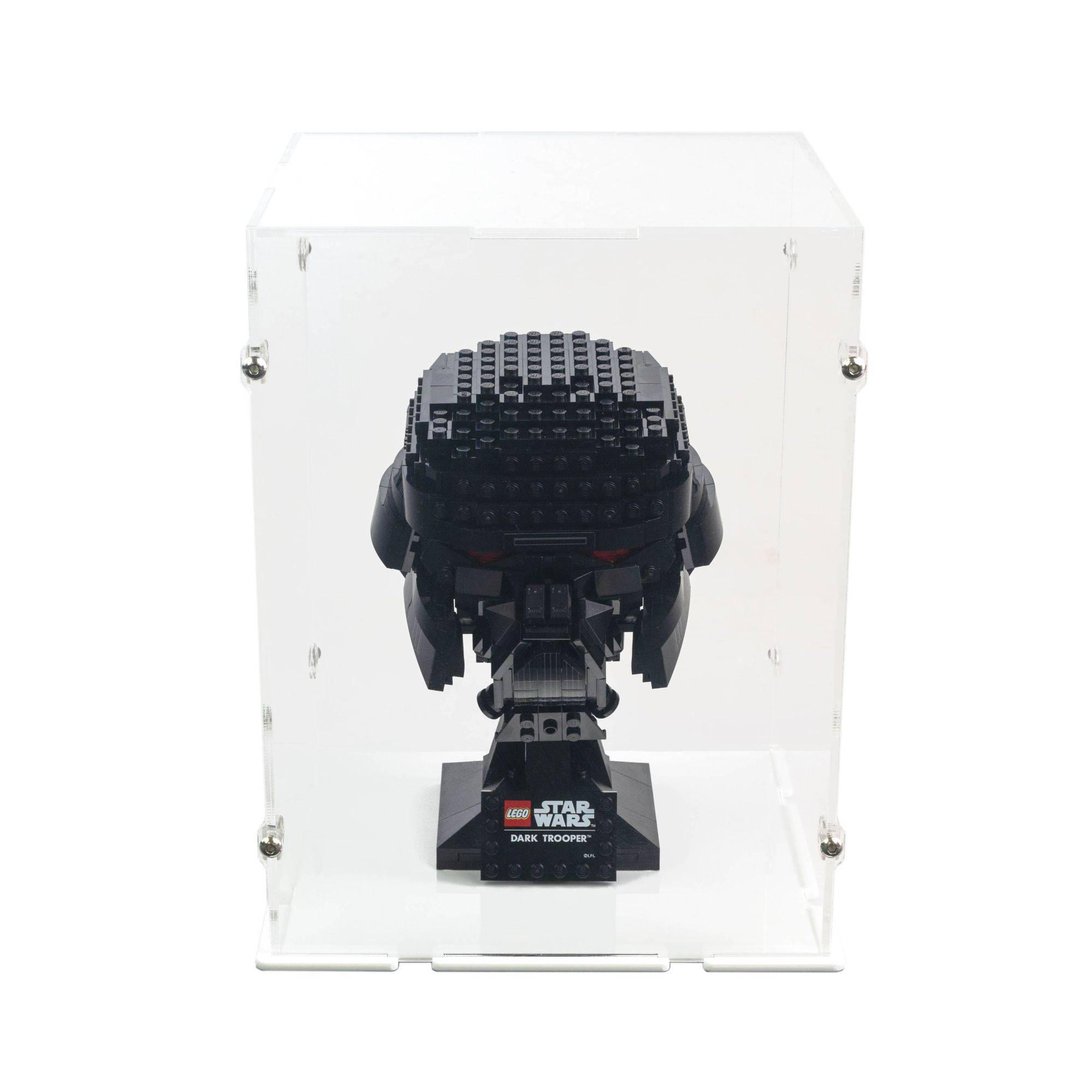 Dark Trooper Helmet Display Case for LEGO 75343