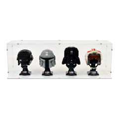 4x LEGO Helmets Display Case