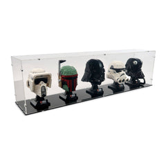 5x Star Wars Helmets Display Case