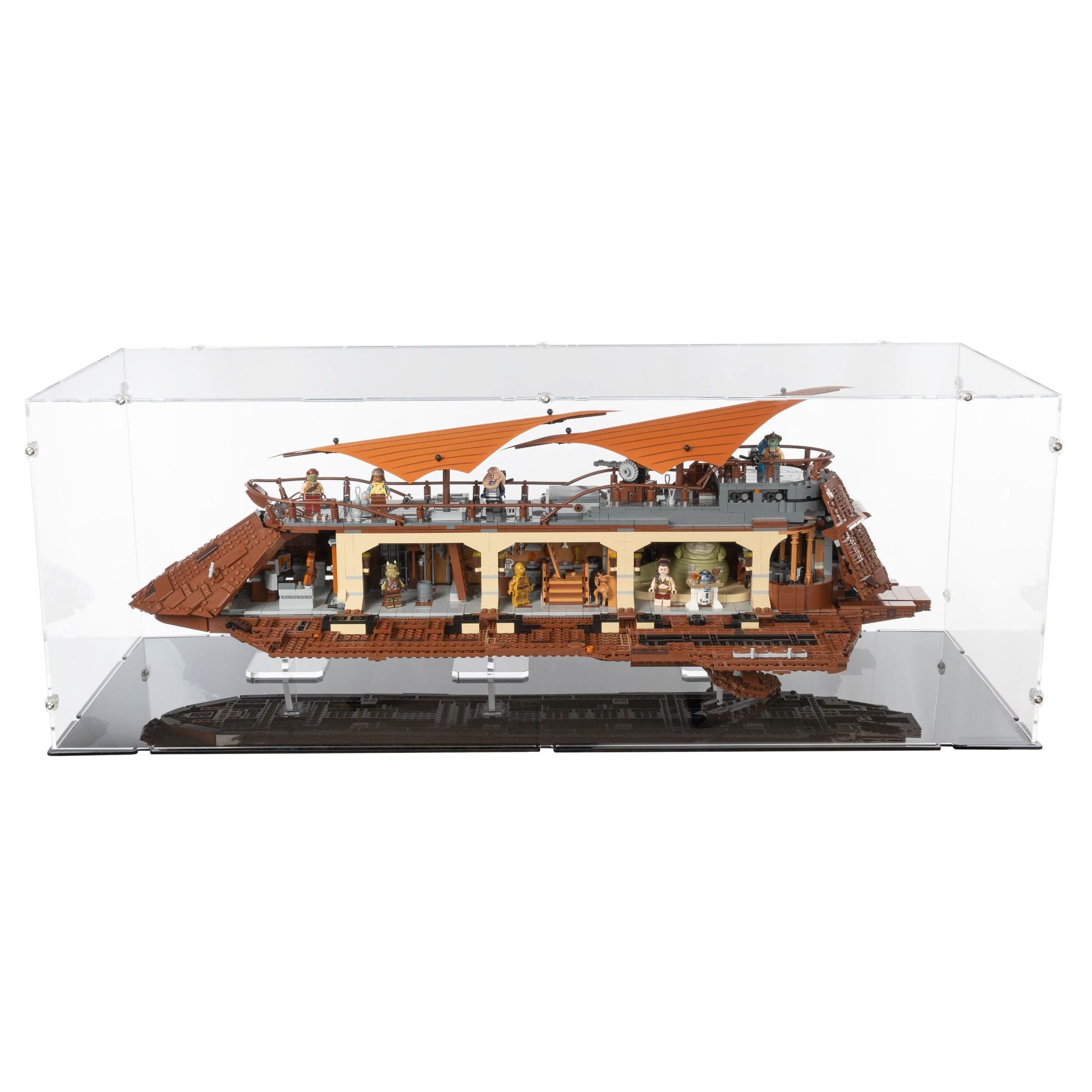 UCS Jabba's Sail Barge Display Case for LEGO 75397