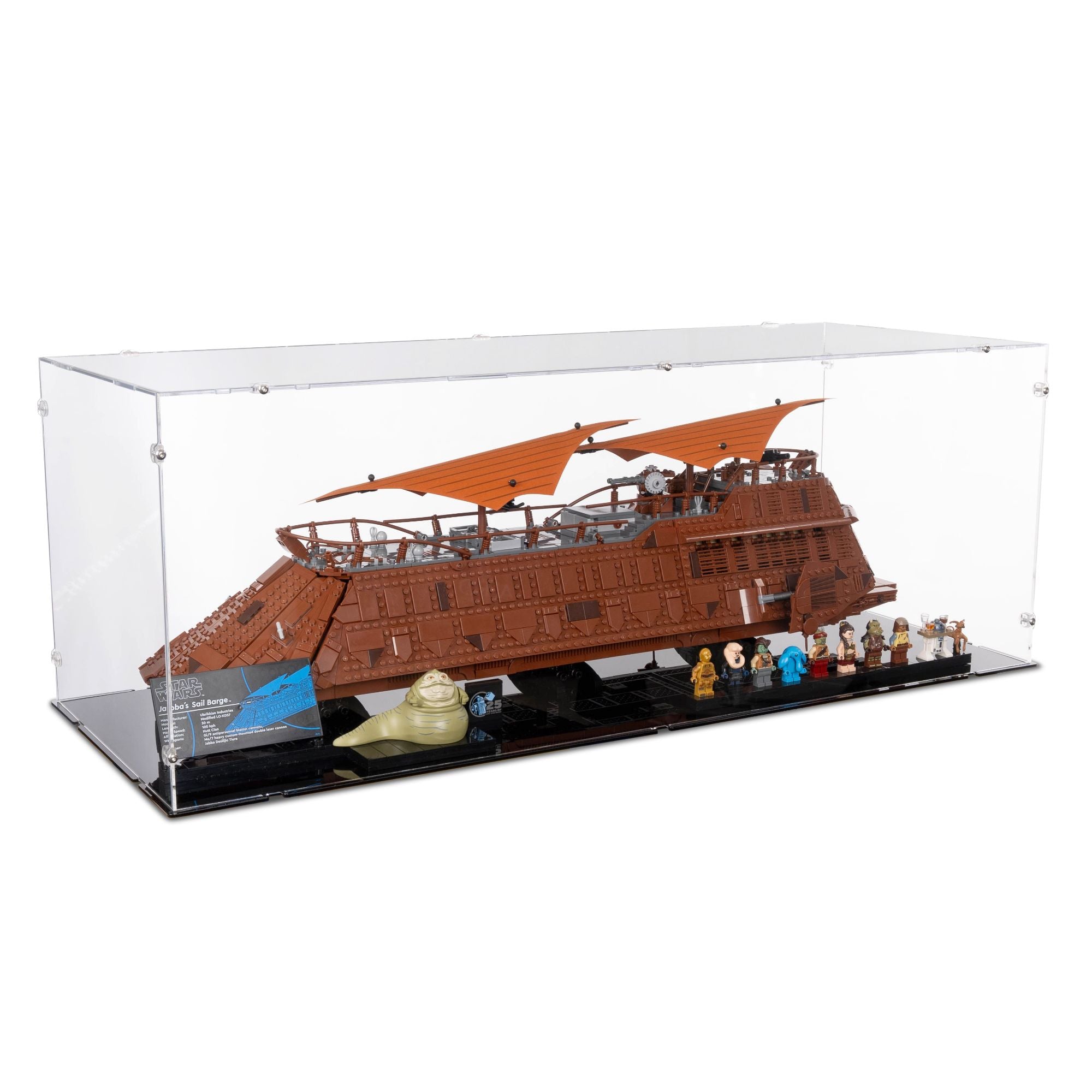 UCS Jabba's Sail Barge Display Case for LEGO 75397