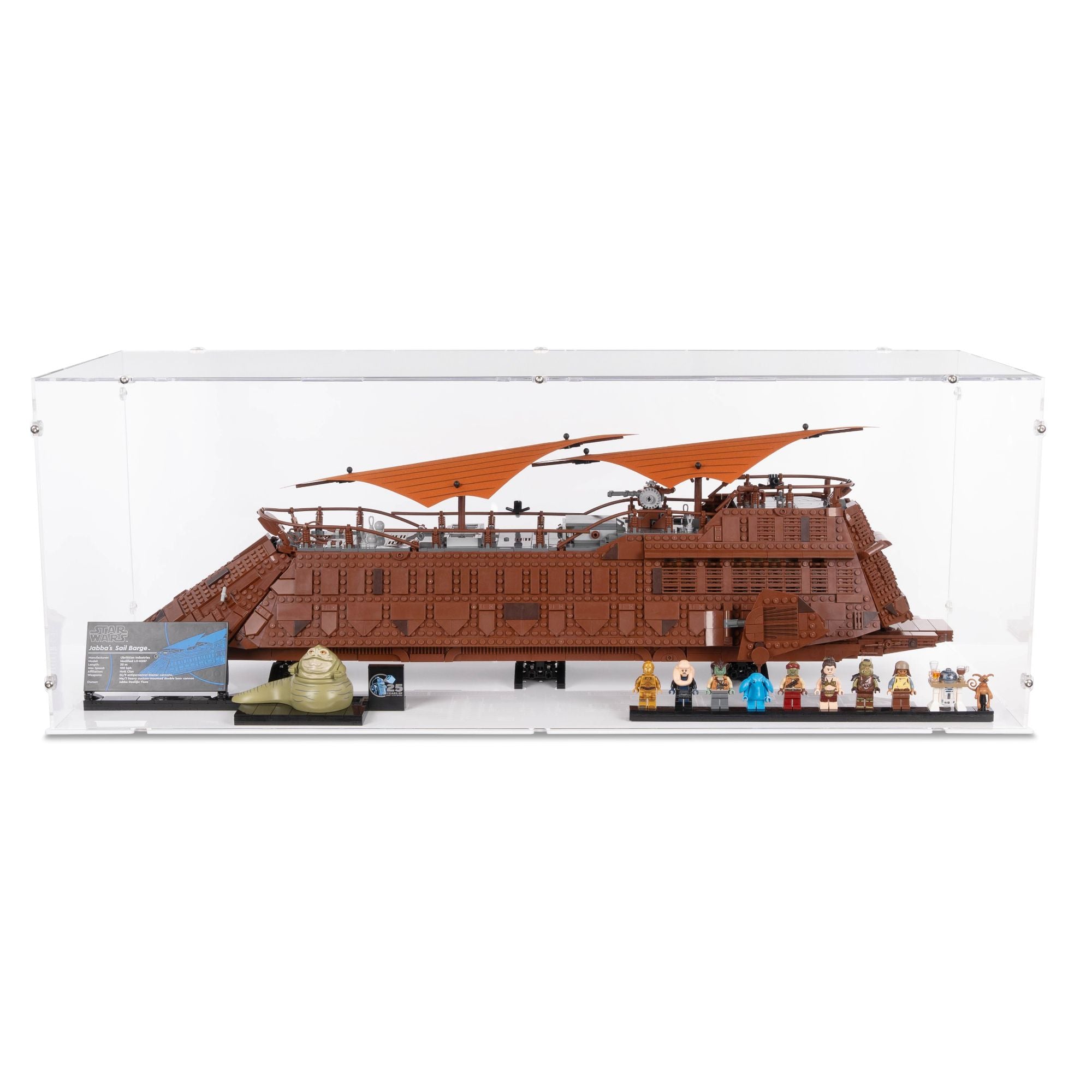 UCS Jabba's Sail Barge Display Case for LEGO 75397
