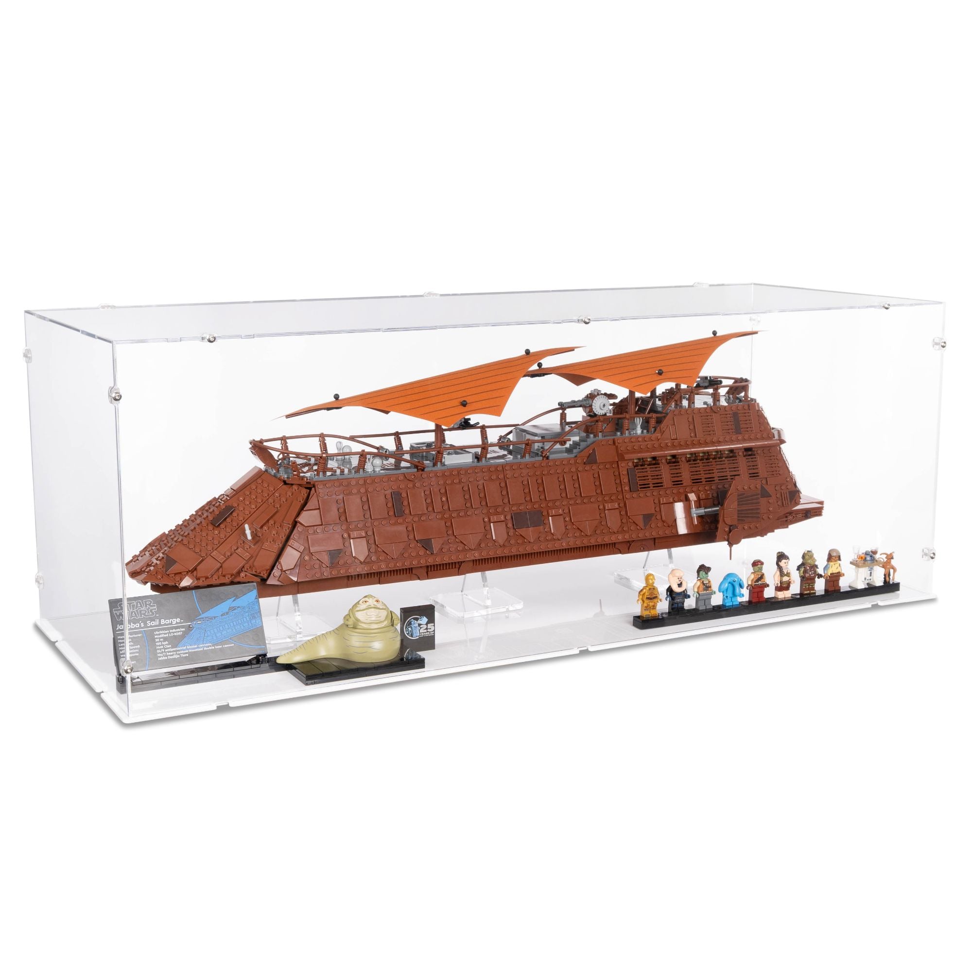 UCS Jabba's Sail Barge Display Case for LEGO 75397