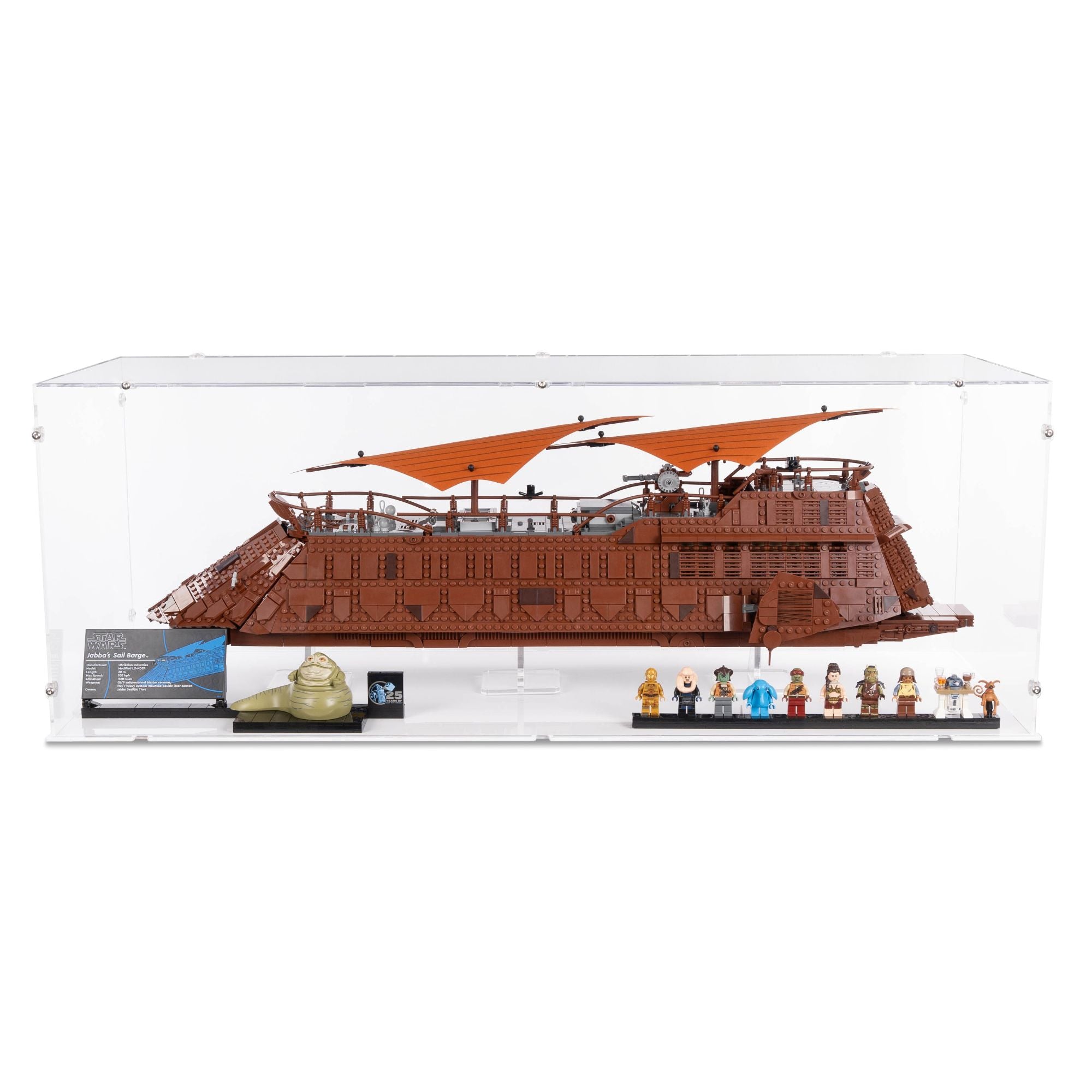UCS Jabba's Sail Barge Display Case for LEGO 75397