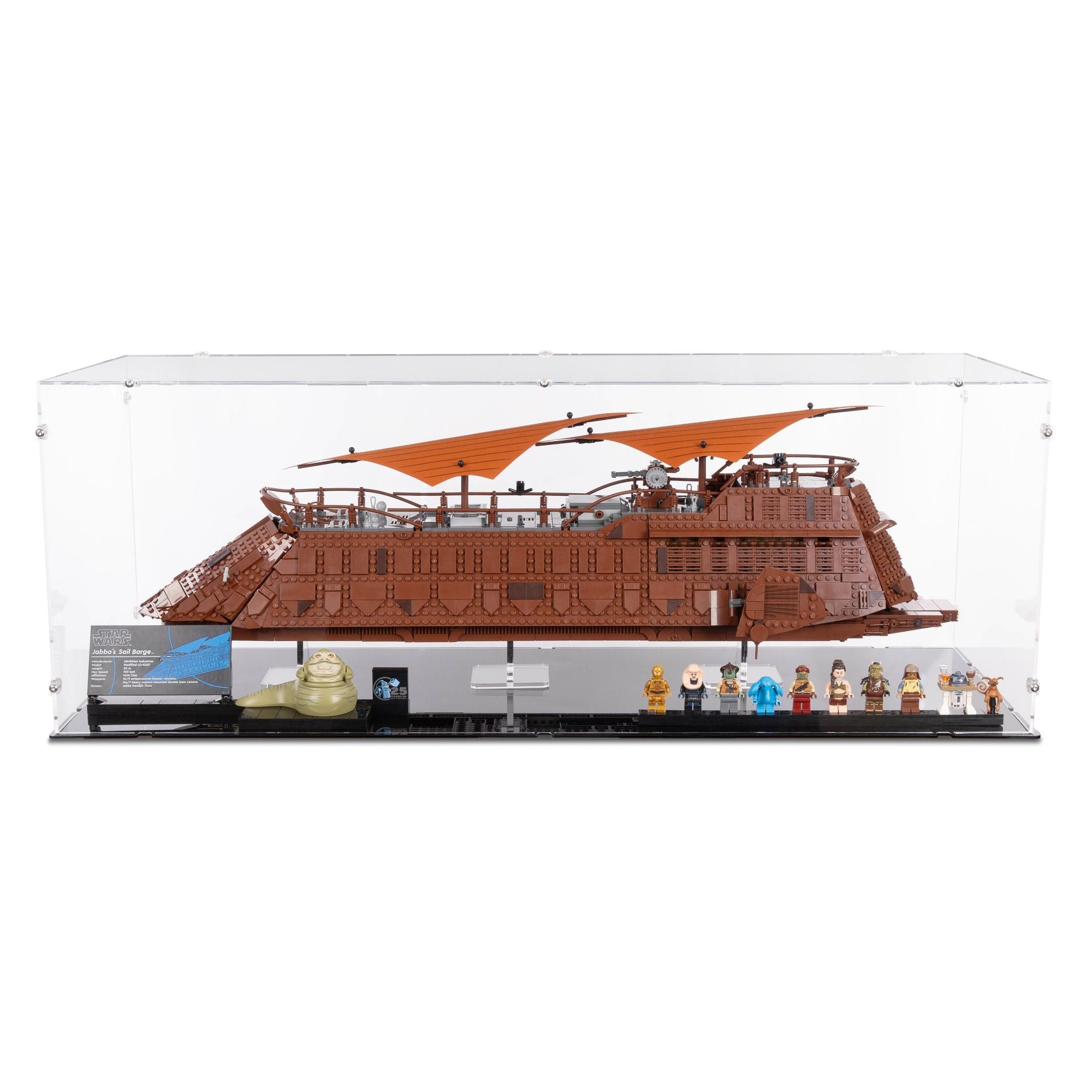 UCS Jabba's Sail Barge Display Case for LEGO 75397