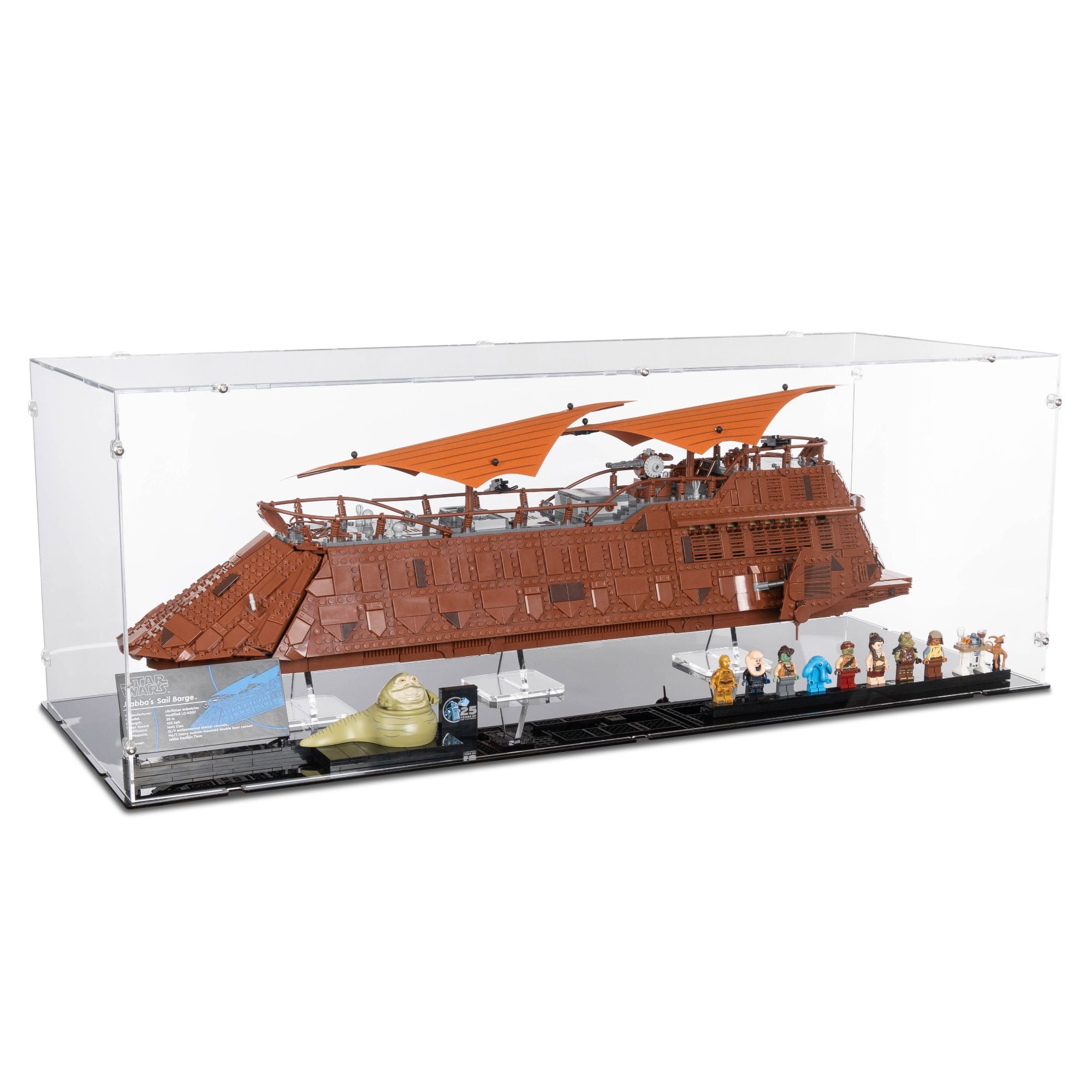 UCS Jabba's Sail Barge Display Case for LEGO 75397