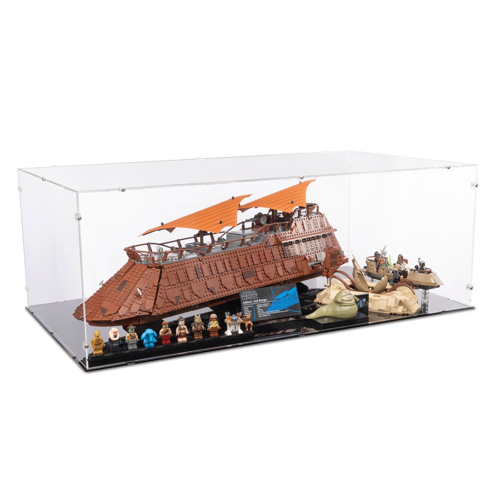 UCS Jabba's Sail Barge XL Display Case for LEGO 75397/75396