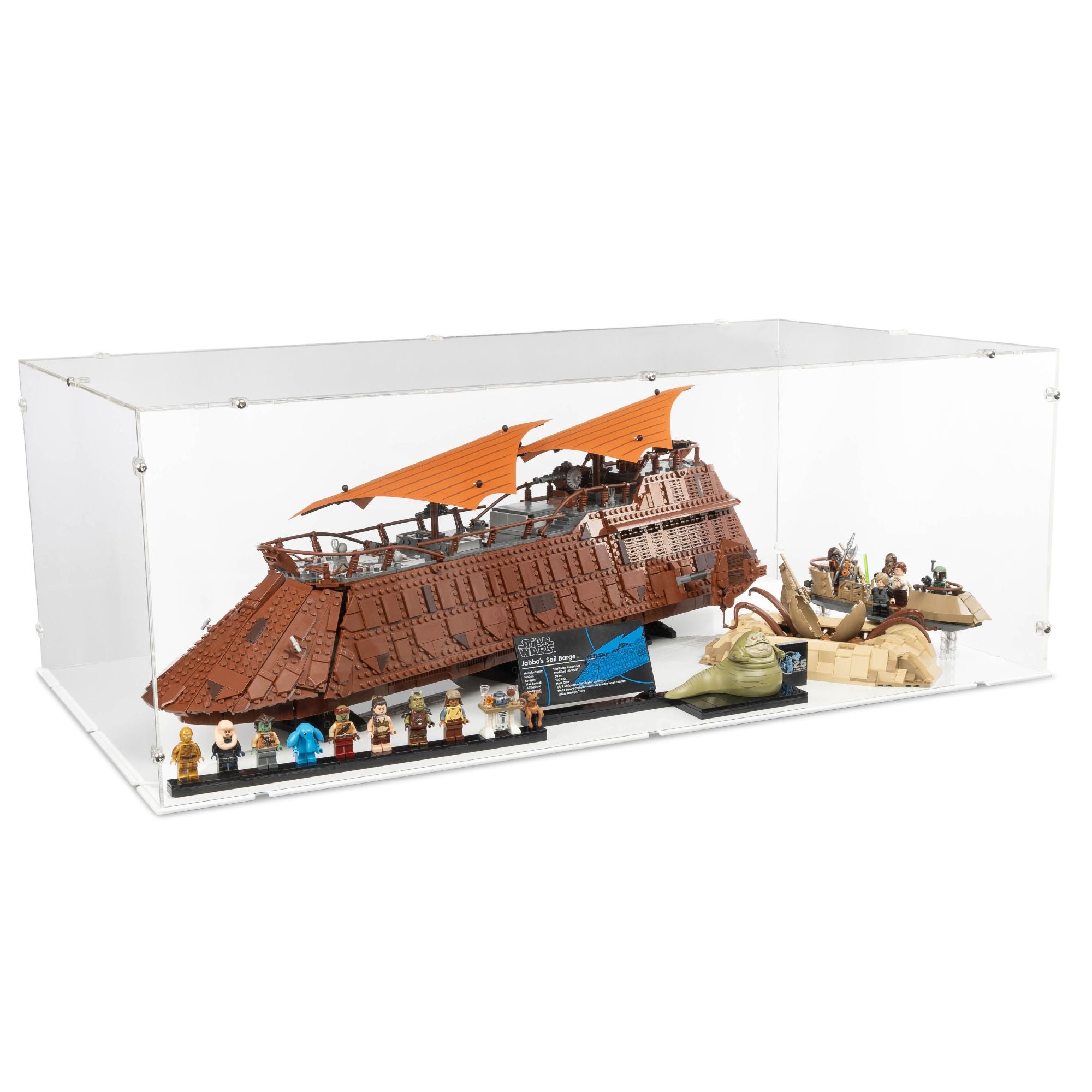 UCS Jabba's Sail Barge XL Display Case for LEGO 75397/75396