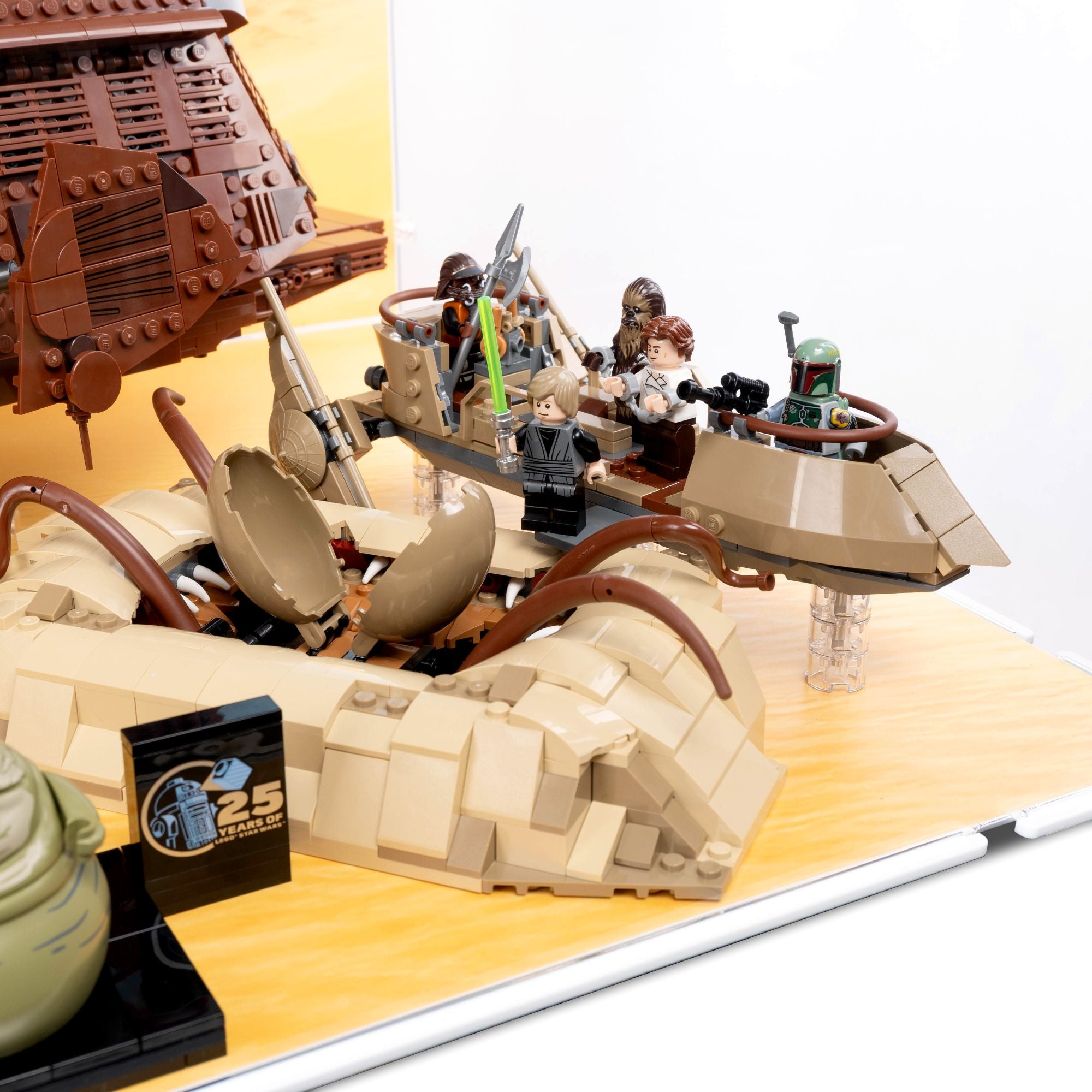 UCS Jabba's Sail Barge XL Display Case for LEGO 75397/75396