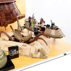 UCS Jabba's Sail Barge XL Display Case for LEGO 75397/75396