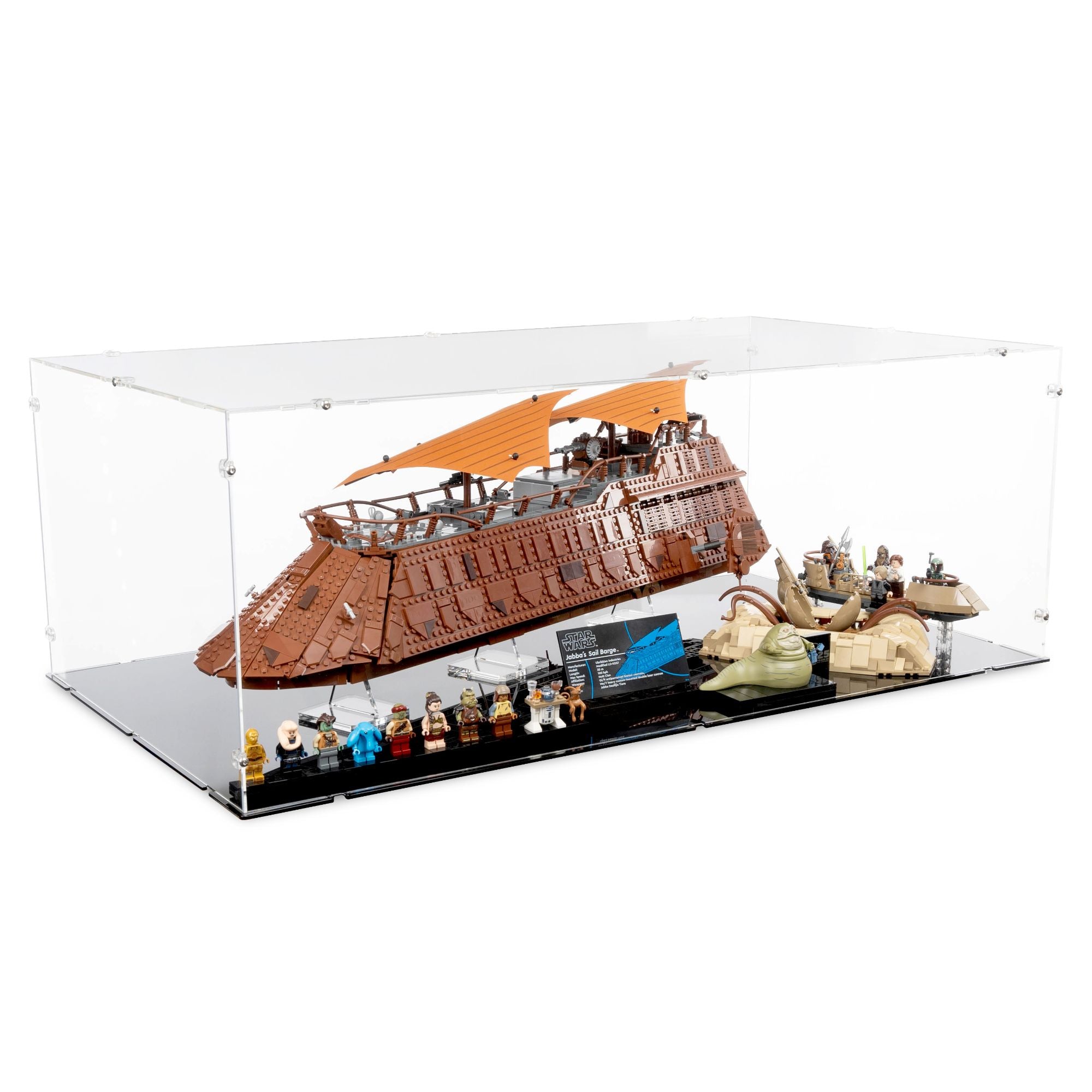 UCS Jabba's Sail Barge XL Display Case for LEGO 75397/75396
