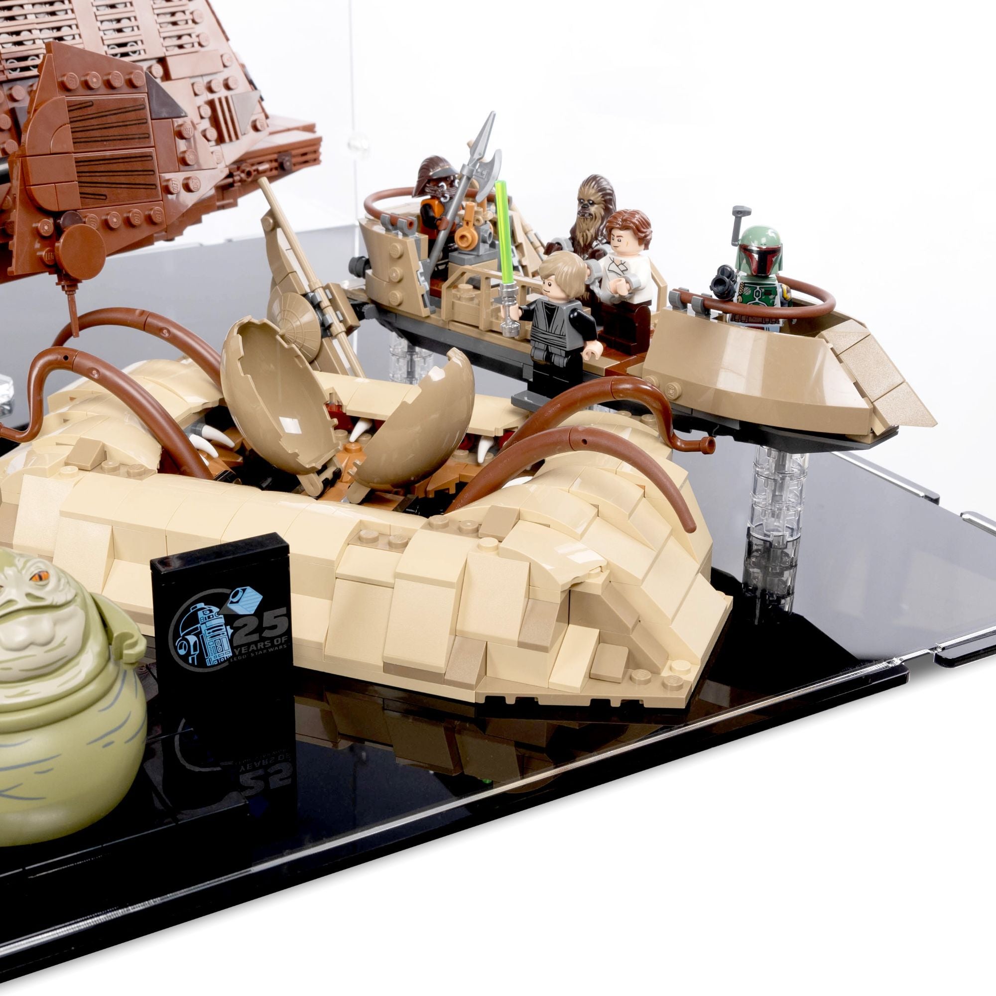 UCS Jabba's Sail Barge XL Display Case for LEGO 75397/75396