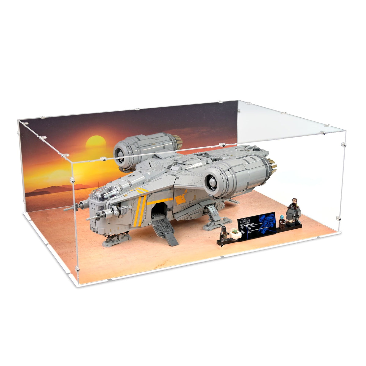 UCS The Razor Crest Display Case for LEGO 75331