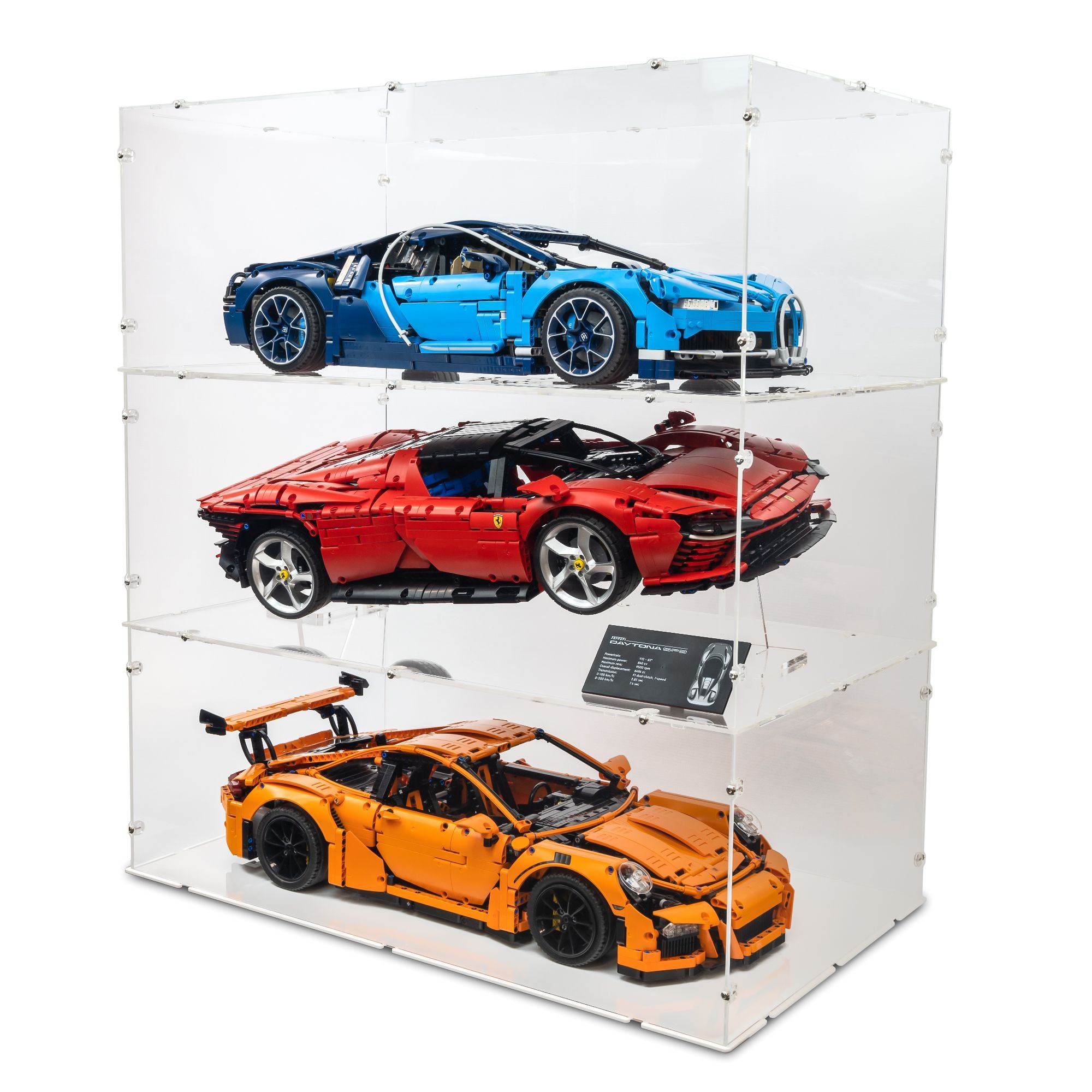 Bugatti Chiron XL Display Case for LEGO 42083