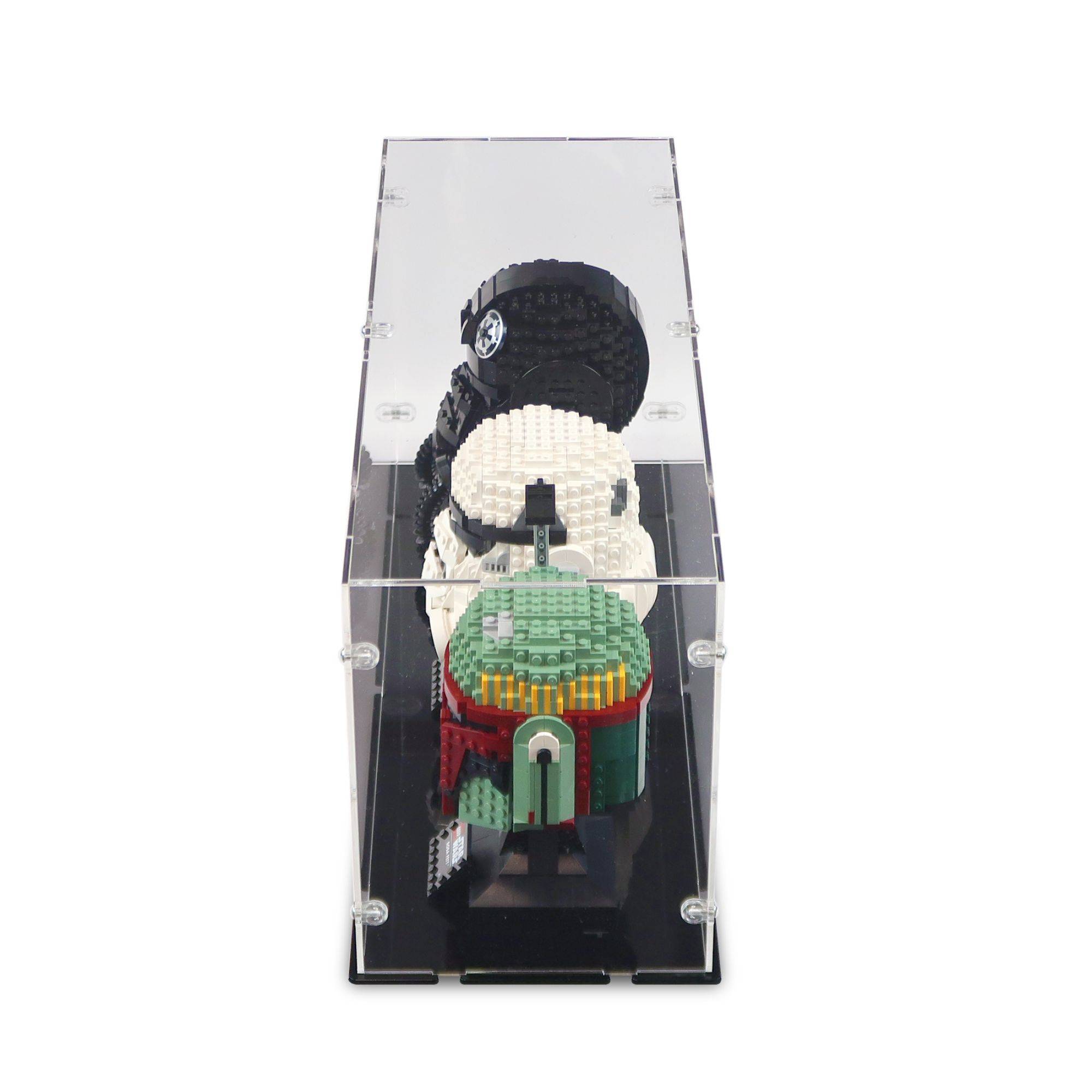 3x Star Wars Helmets Display Case