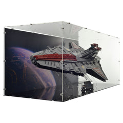Venator-Class Republic Attack Cruiser Display Case & Stand for LEGO 75367