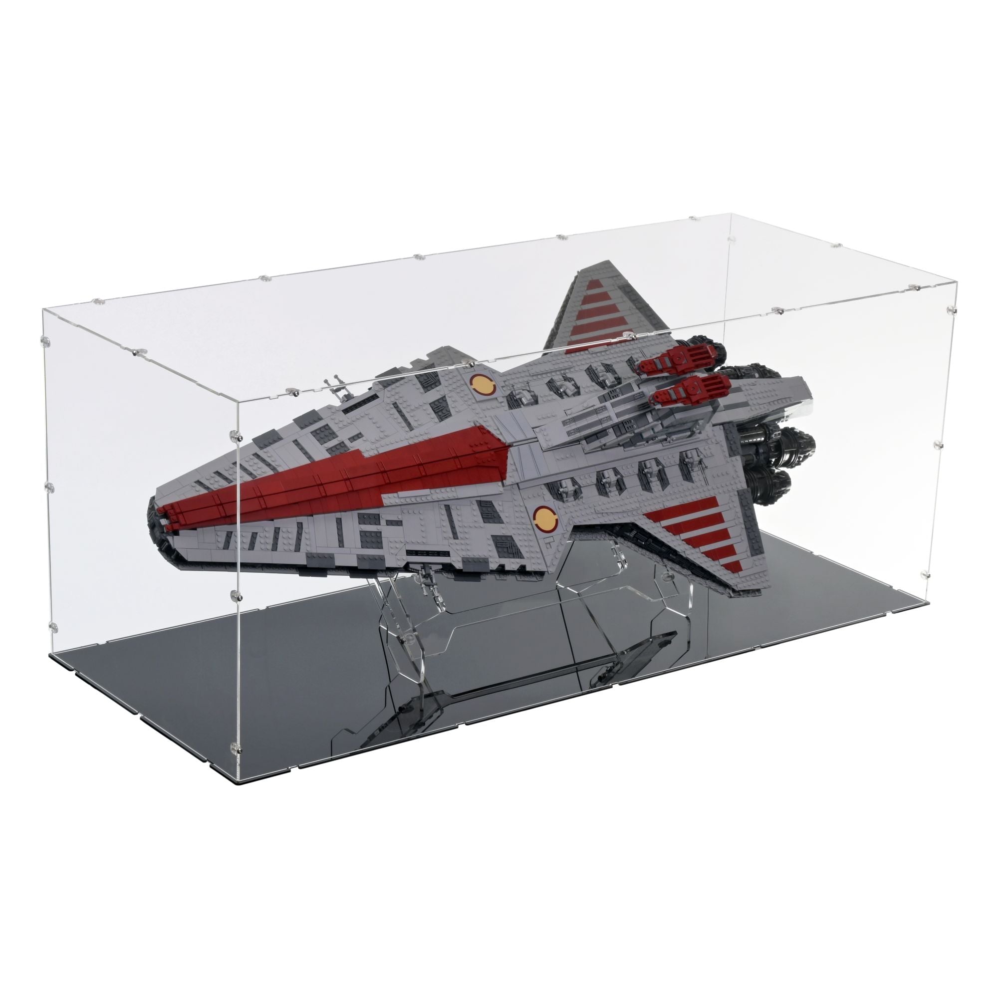 Venator-Class Republic Attack Cruiser Display Case & Stand for LEGO 75367