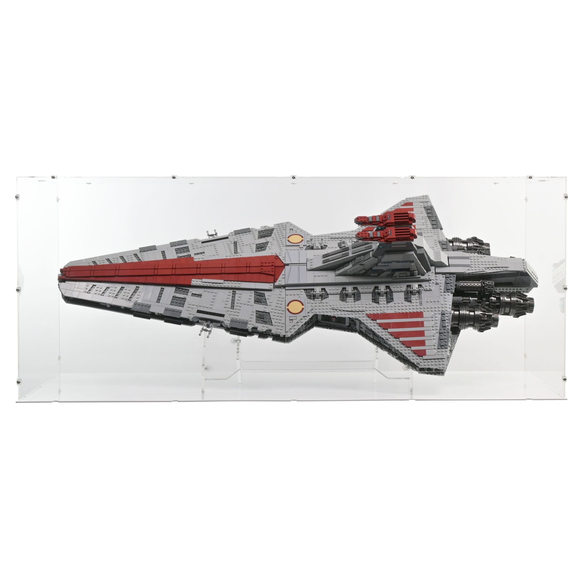 Venator-Class Republic Attack Cruiser Display Case & Stand for LEGO 75367