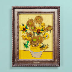 Special Edition Vincent Van Gogh Sunflowers Wall Mounted Display Case for LEGO 31215