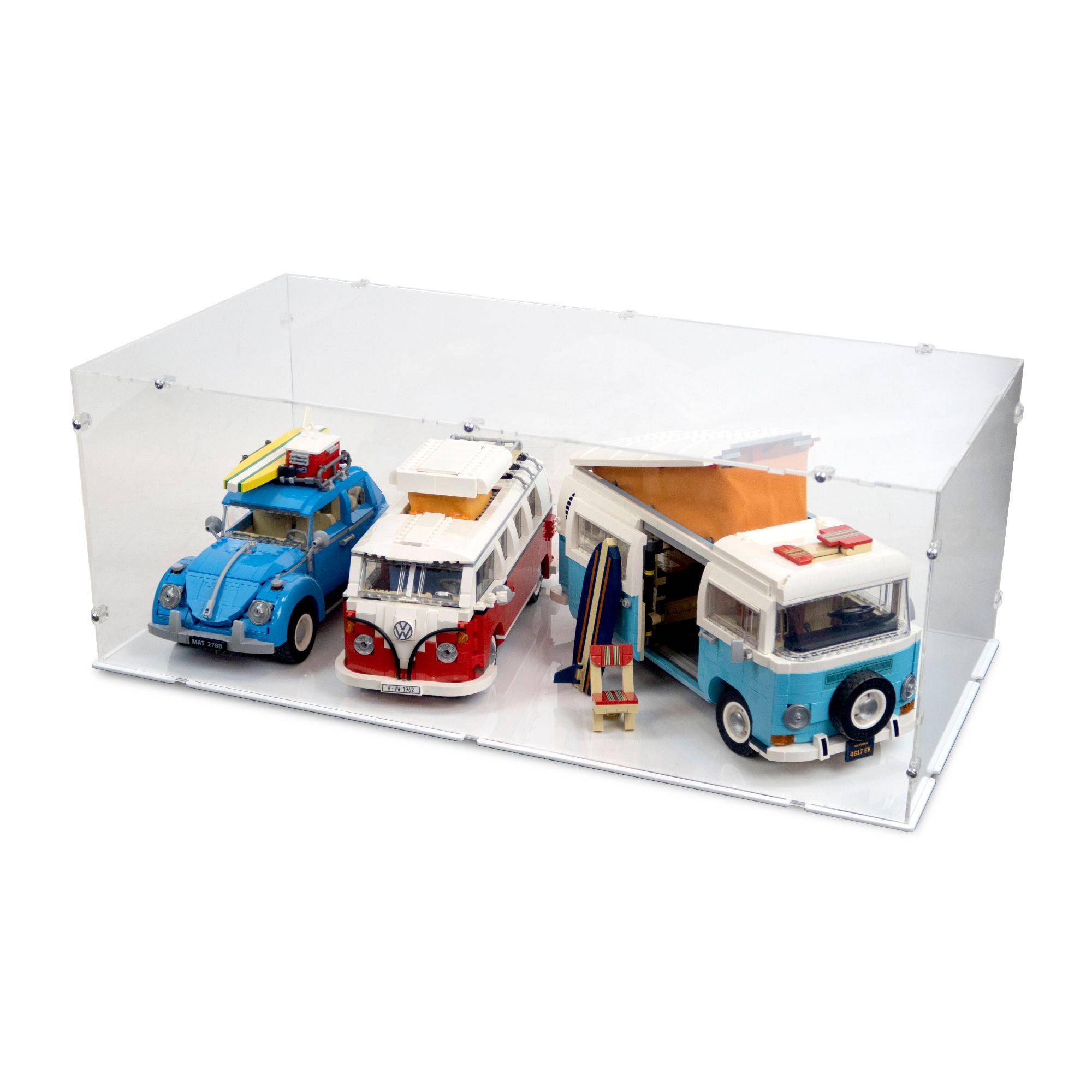 VW T2 Camper Van Extended Display Case for LEGO 10279