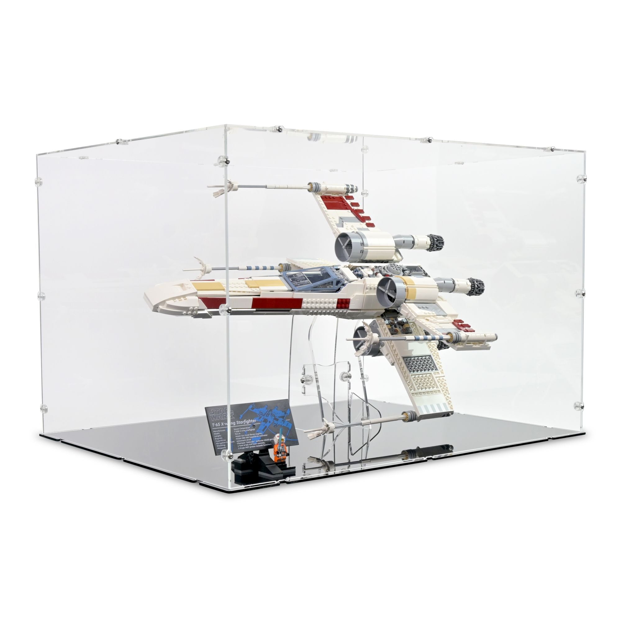 UCS X-Wing Starfighter Horizontal Display Case & Stand for LEGO 75355