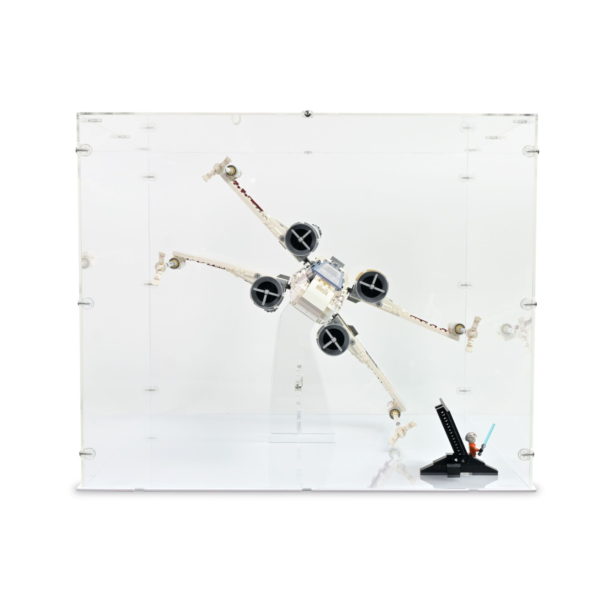UCS X-Wing Starfighter Horizontal Display Case & Stand for LEGO 75355
