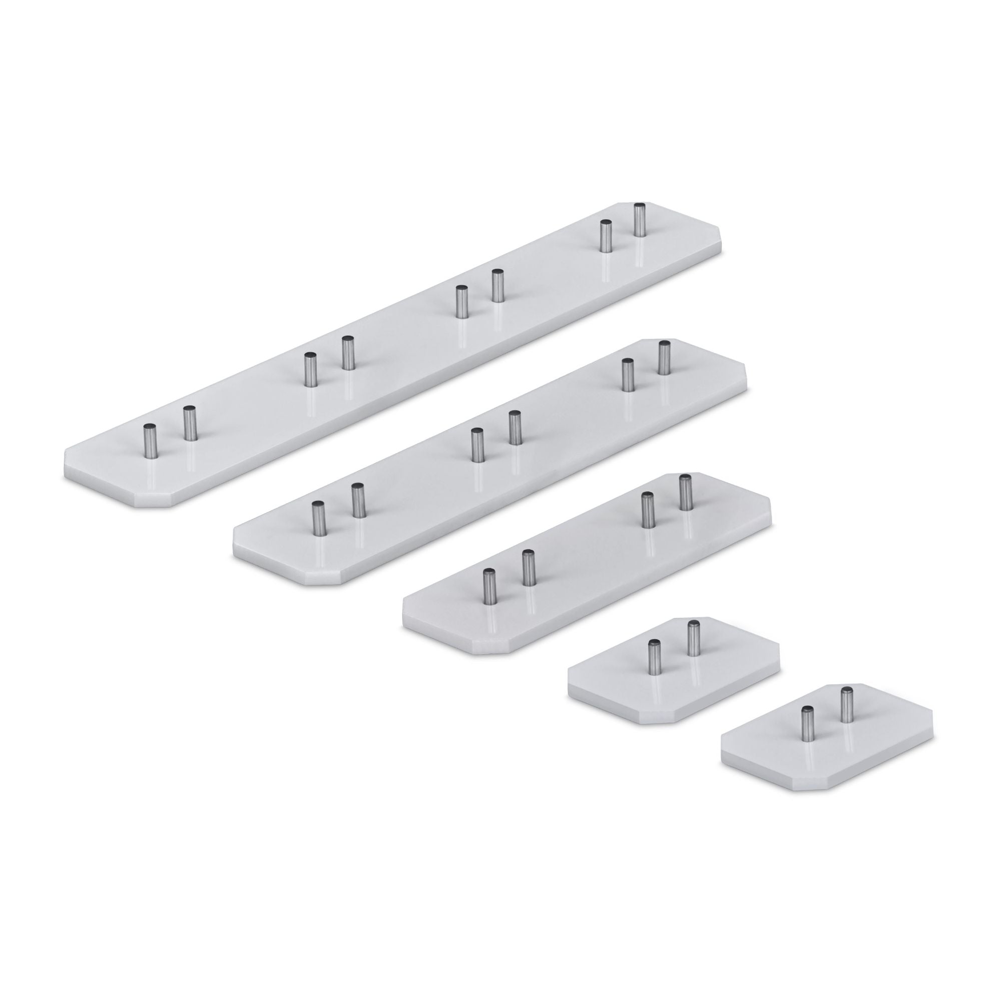 Mixed Bundle of 5 Acrylic Display Plates for Bearbrick 100%