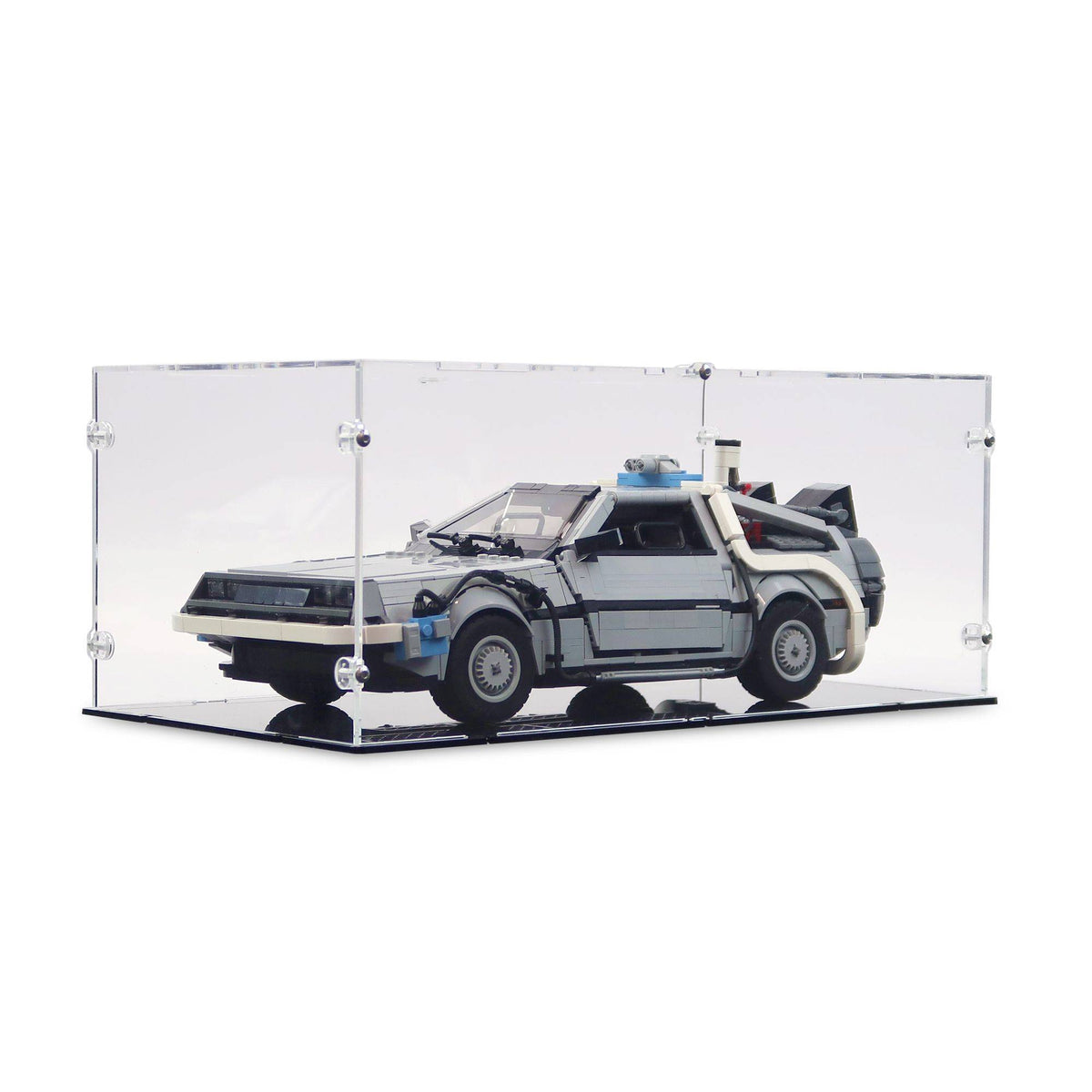 MOC DeLorean Time Machine Display Case