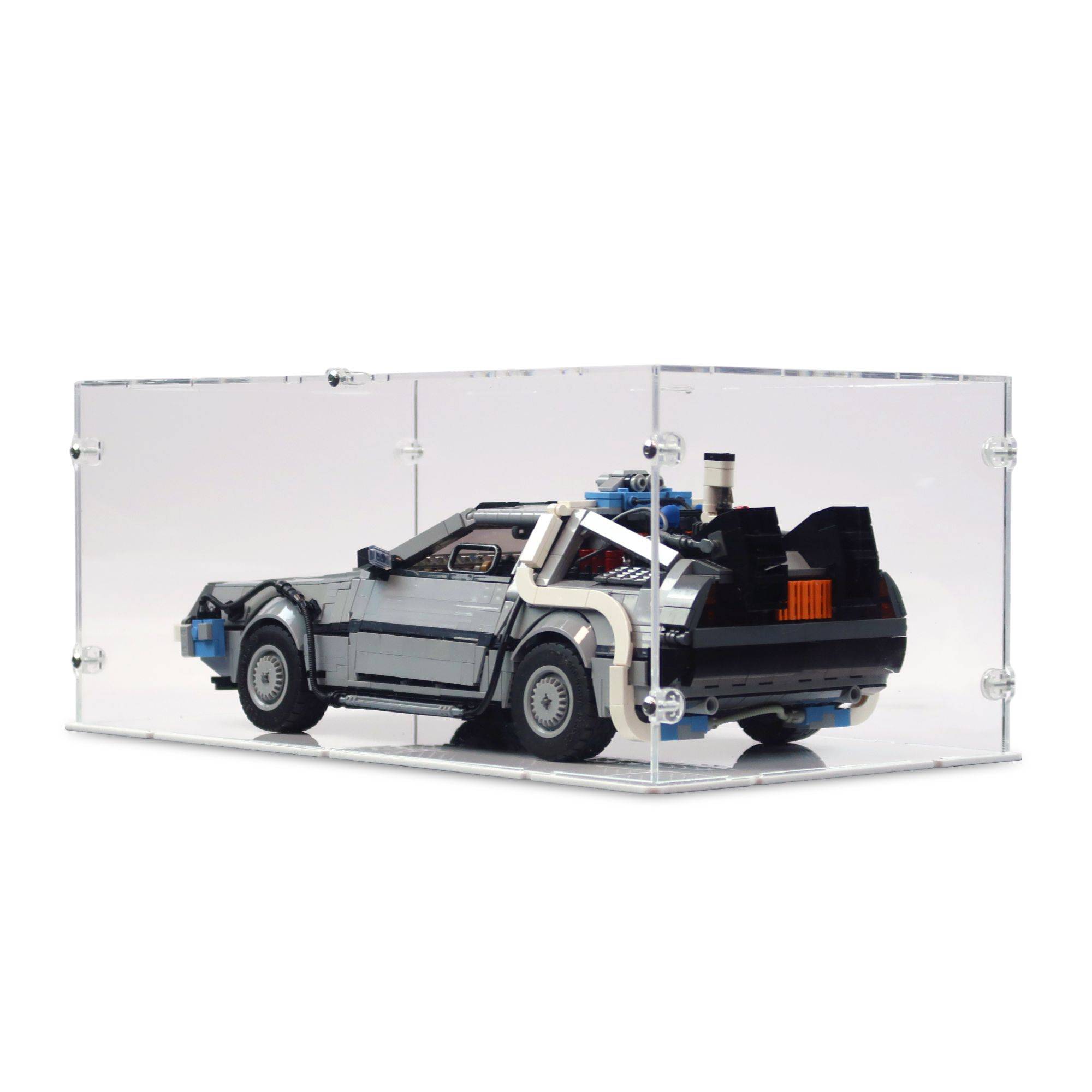 MOC DeLorean Time Machine Display Case