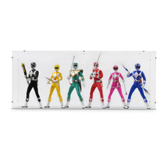 1/6 Scale Mighty Morphin Power Rangers Display Case for threezero 907476