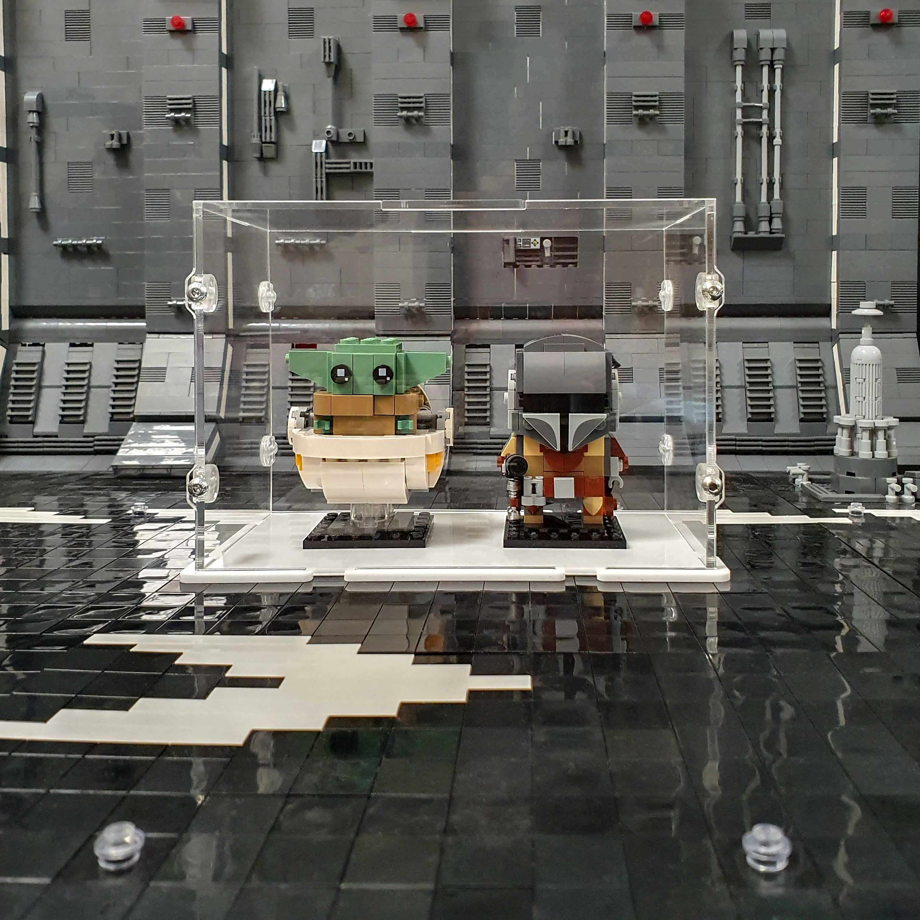 Display Case for 2x LEGO Brickheadz