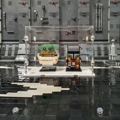 Display Case for 2x LEGO Brickheadz